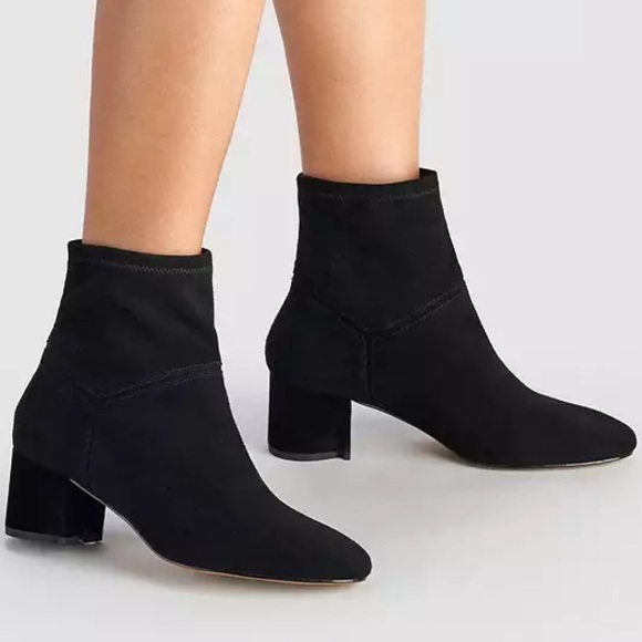 Coach Gracie Suede Bootie Black Size 9 - Picture 1 of 10